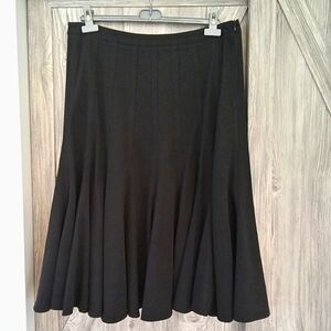 INC International Concepts Black Flared Skirt 12